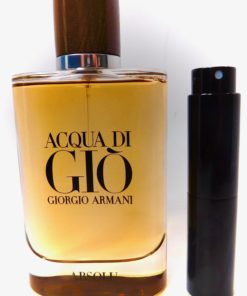 Acqua Di Gio Absolu Armani EDP Men Cologne Atomizer Travel SAMPLE 8mL Parfum