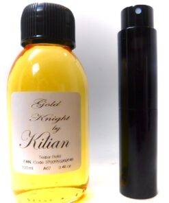 Kilian Luxury Perfume Gold Knight Parfum 8ml Spin Spray Travel Atomizer Sample
