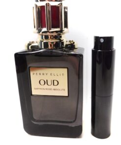 Perry Ellis Oud Saffron Rose Absolute 8ml travel atomizer perfume cologne niche